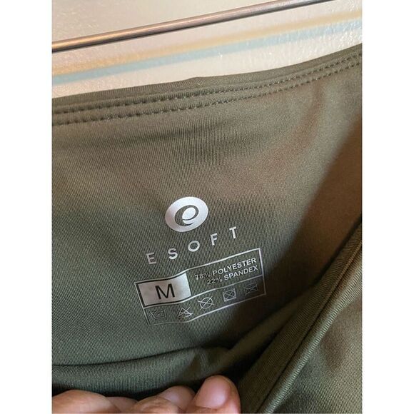 ESOFT Wide Leg Pants High-Waisted Yoga Work Dress Pants Pockets M NWOT - Picture 5 of 6